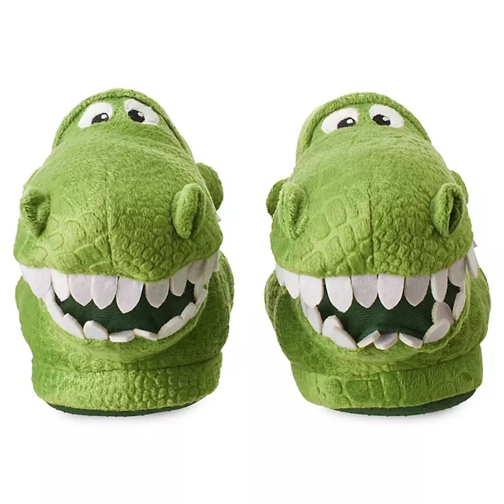NEW Disney green Rex slippers in SIZE 5/6 NWT